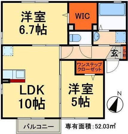 ラフィーネ吉川の物件間取画像